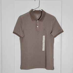Banana Republic Taupe Polo Shirt